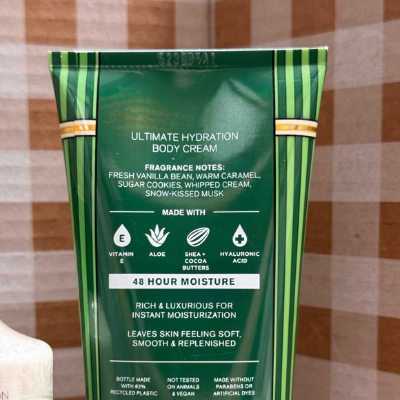 NEW B&BW Vanilla Bean Noel 4 pc set includes body cream,body wash,lotion & more - Picture 6 of 7